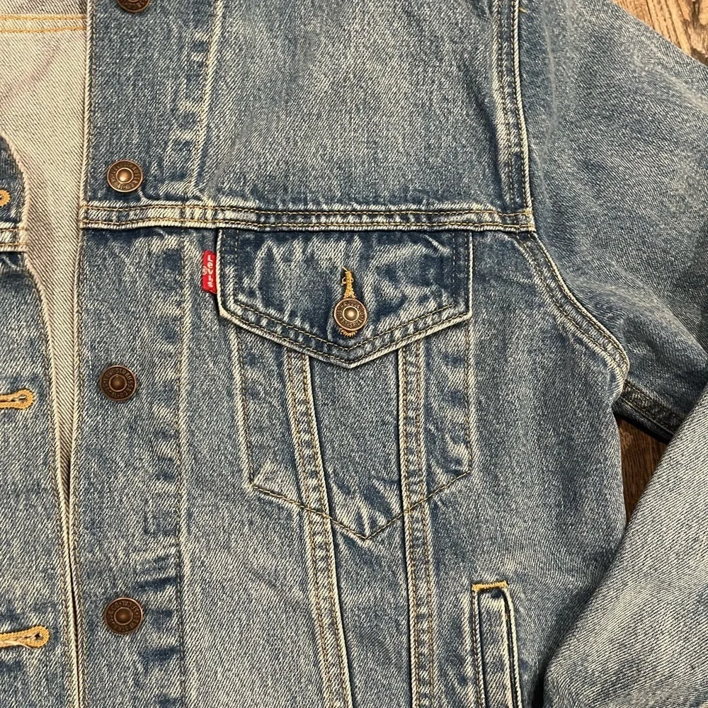Star Wars × Levi’s R2-D2 Denim Trucker Jacket Large Unisex - Picture 7 of 16
